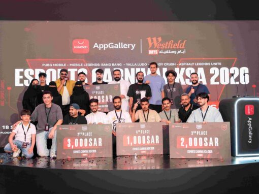 HUAWEI AppGallery Welcomes Thousands of Visitors to First AGC Esports Carnival at Westfield Dammam