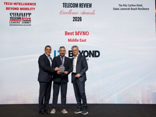 Beyond ONE KSA named Best MVNO in the Middle East at the Telecom Review Excellence Awards